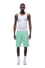 VELOUR SHORTS LIGHT MOSS