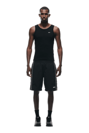 WARM UP NYLON SHORTS BLACK