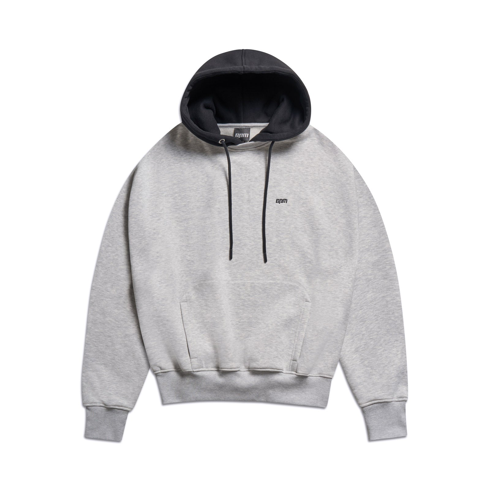 CREWNECK HOODIE GREY/BLACK