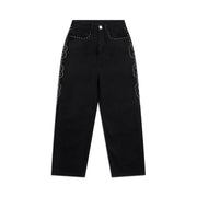 STUDS DENIM BLACK