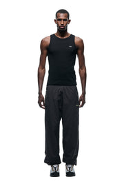 CRINKLE TRACK PANTS IRON GREY