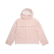 PLAID SHELL JACKET BUBBLEGUM PINK