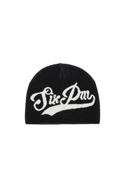 SCRIPT LOGO BEANIE BLACK