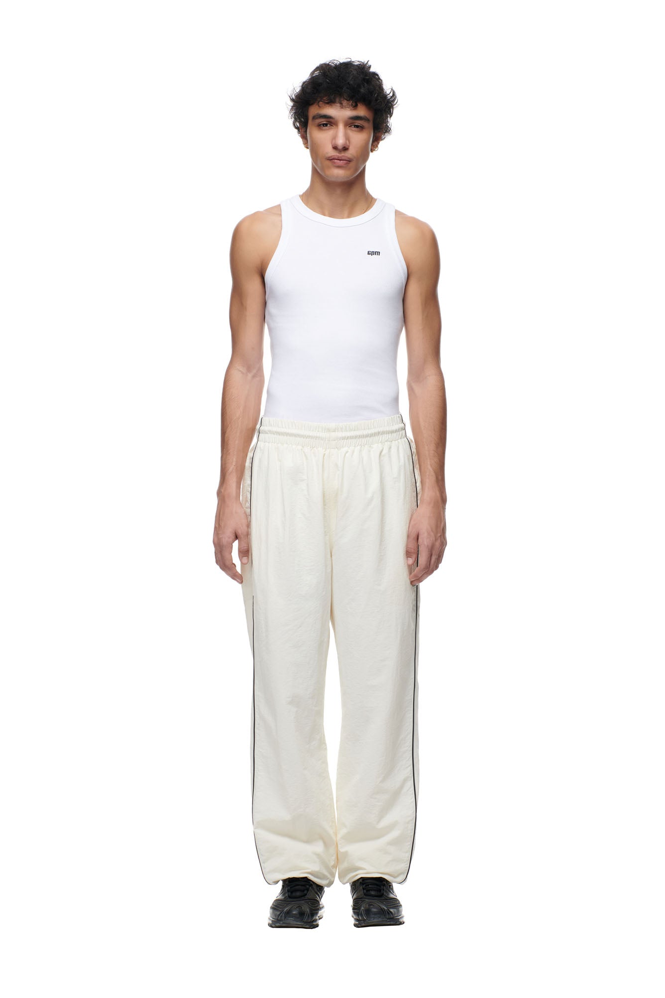 BF NYLON TRACKPANTS CREAM