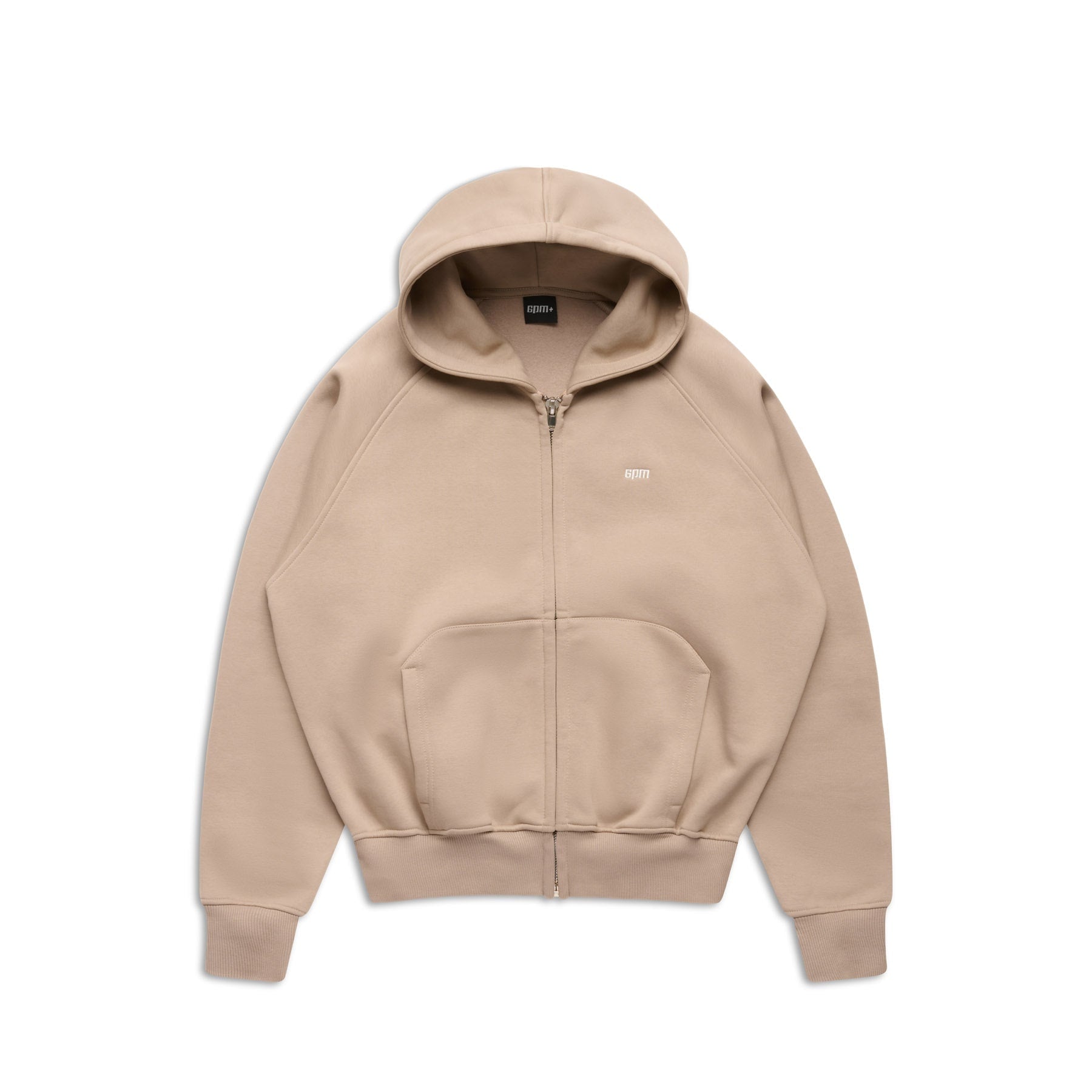 ZIP HOODIE MOCCA CREAM