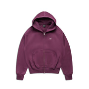 ZIP HOODIE PLUM
