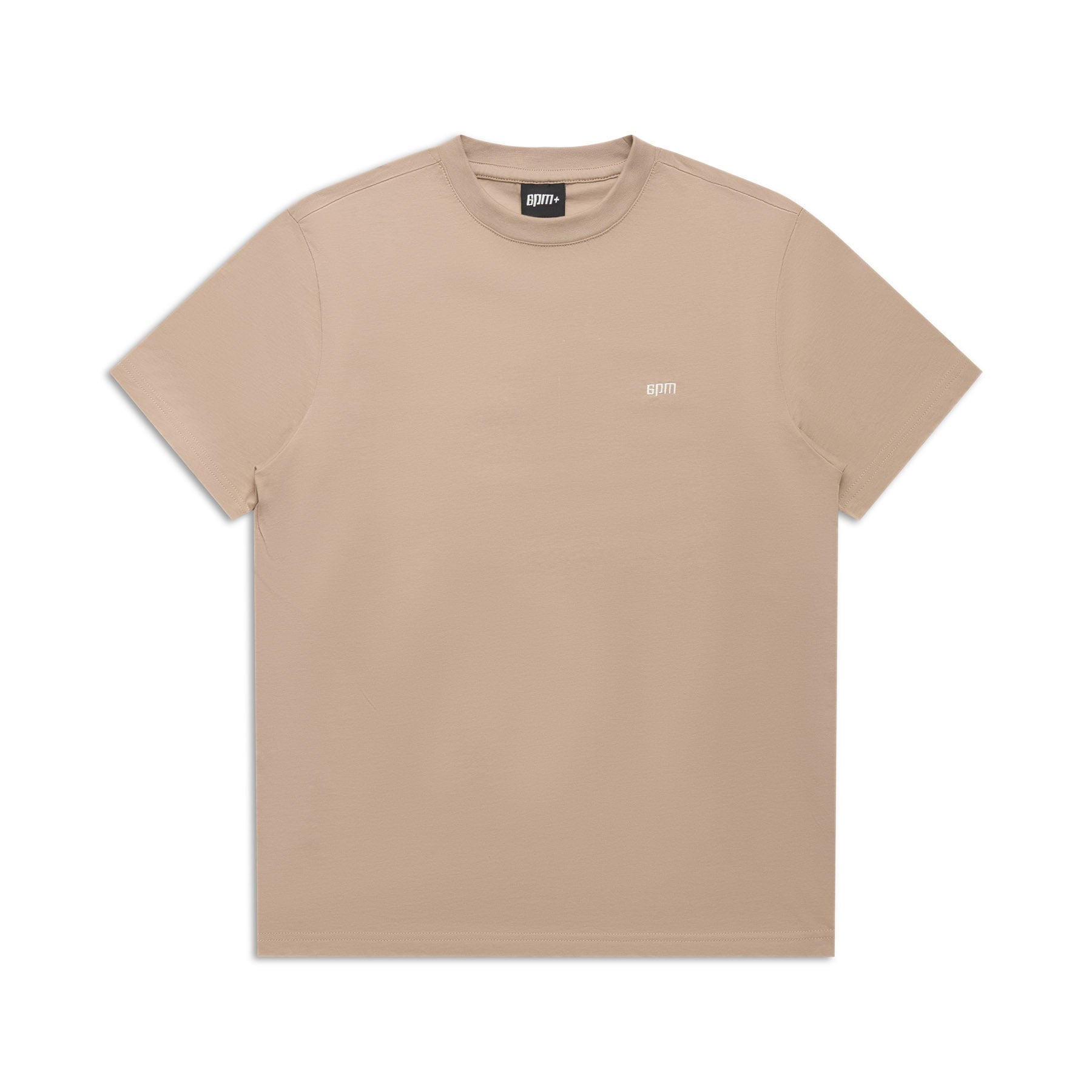 T-SHIRT REGULAR FIT MOCCA CREAM