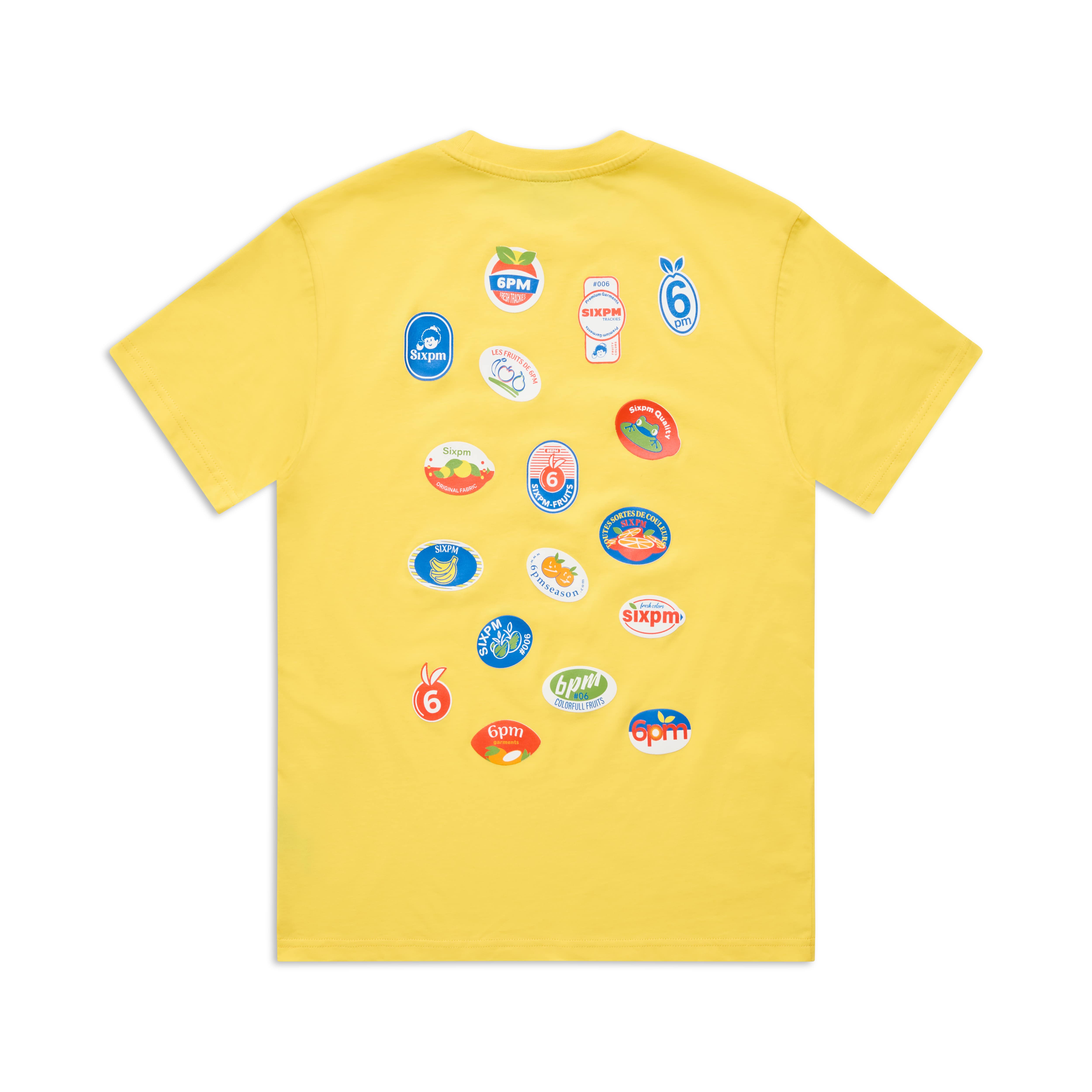 BANANA STICKER TEE YELLOW