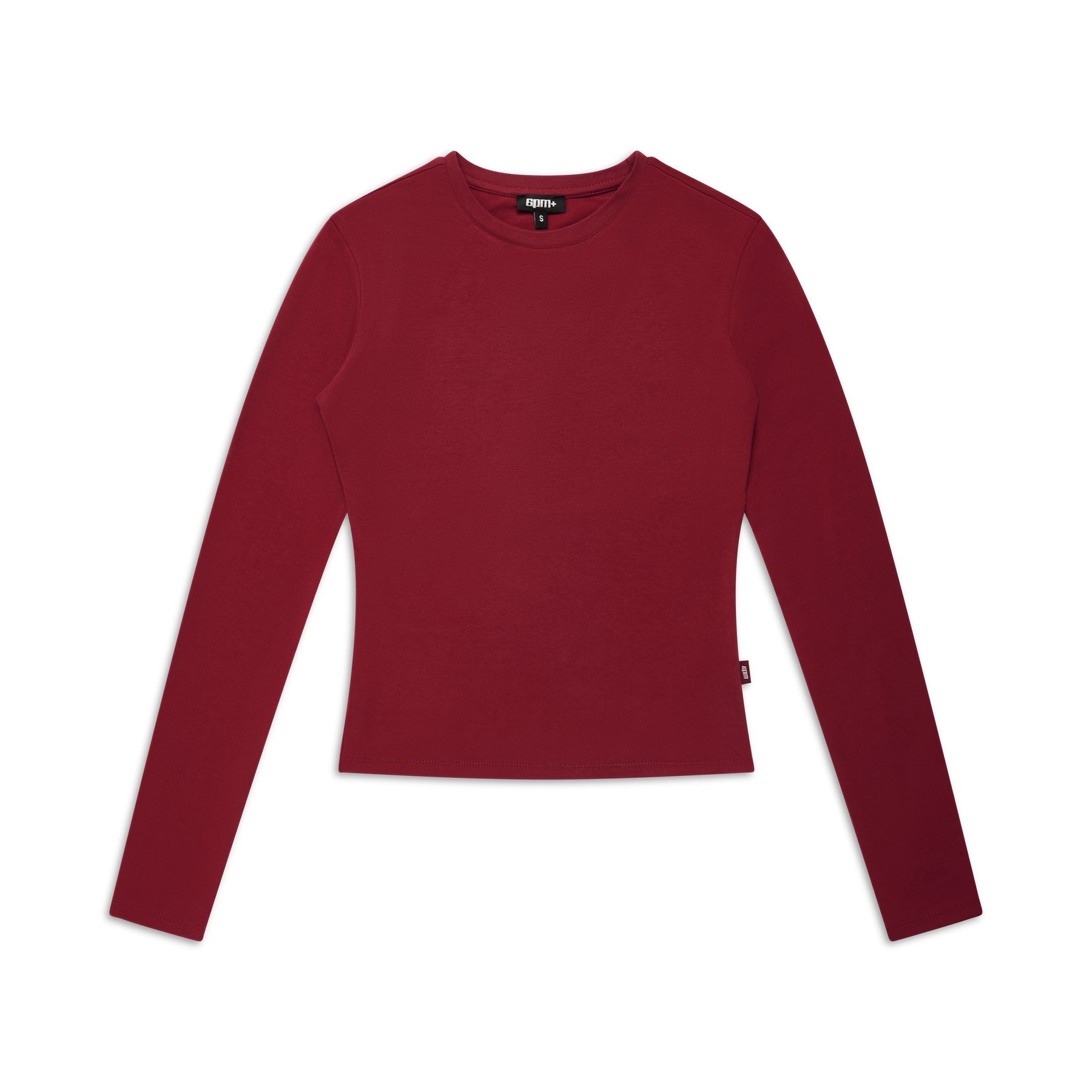 WMNS LONGSLEEVE WINE RED