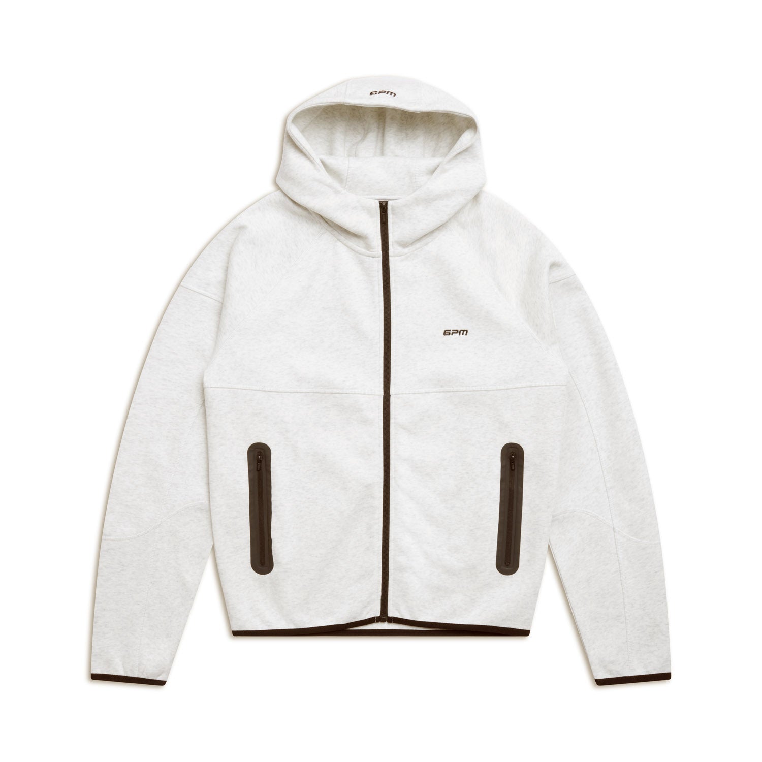 HOODED ROADMAN JACKET LIGHT GREY