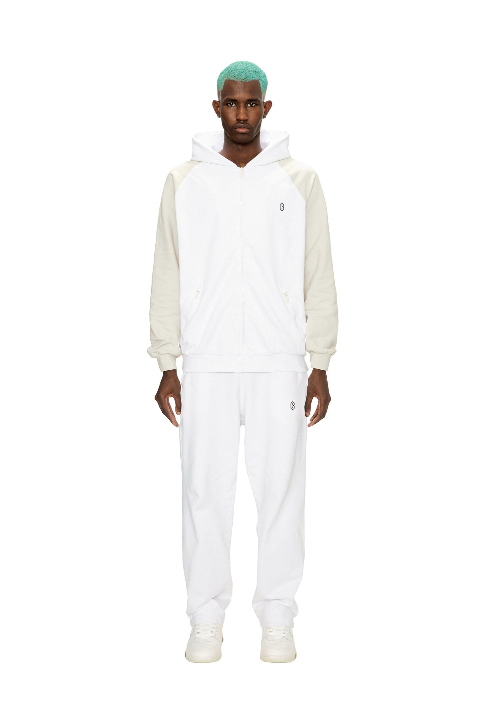 2-TONE HOODIE WHITE