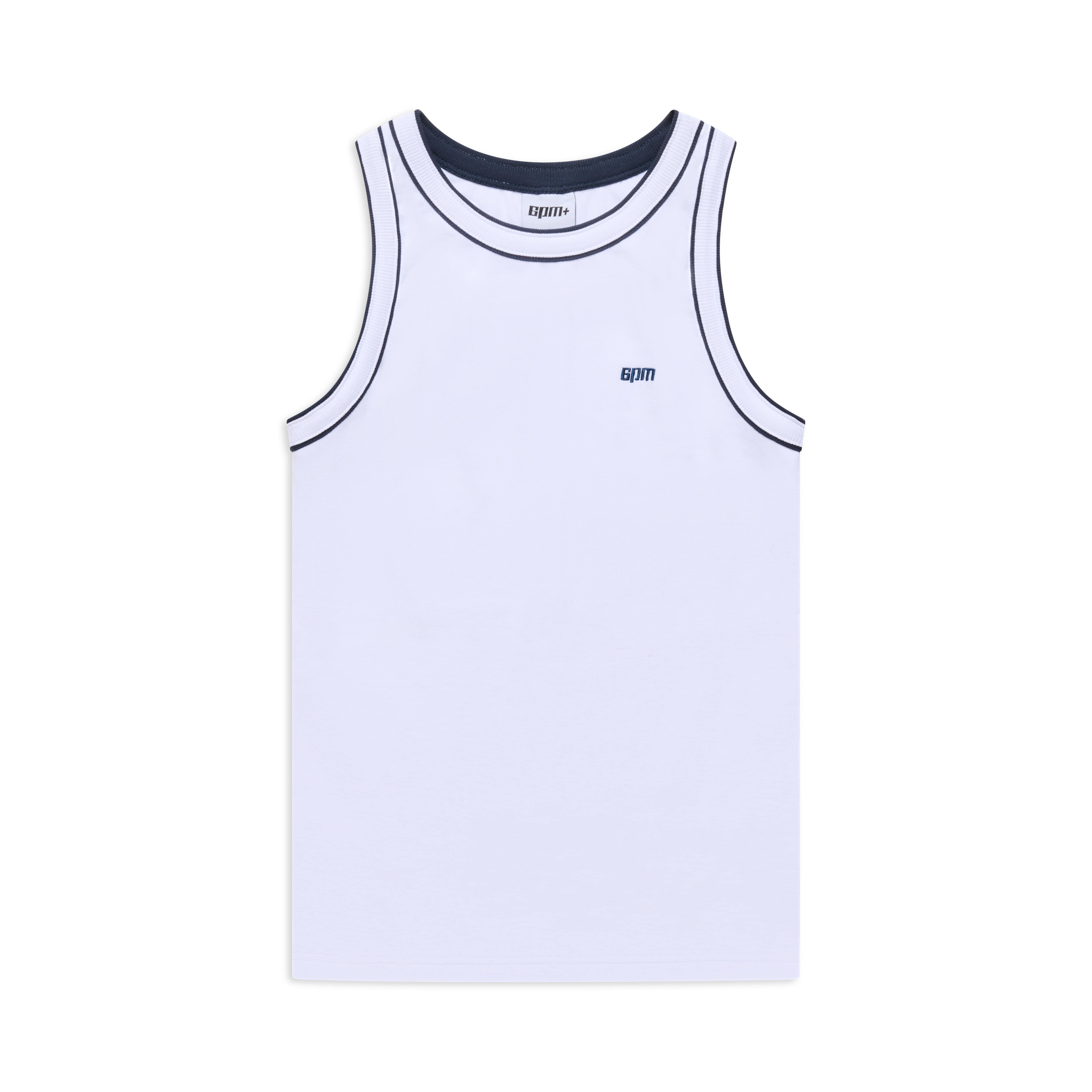 TANKTOP WHITE/NAVY