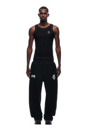 ICONS OPEN LEG JOGGER BLACK